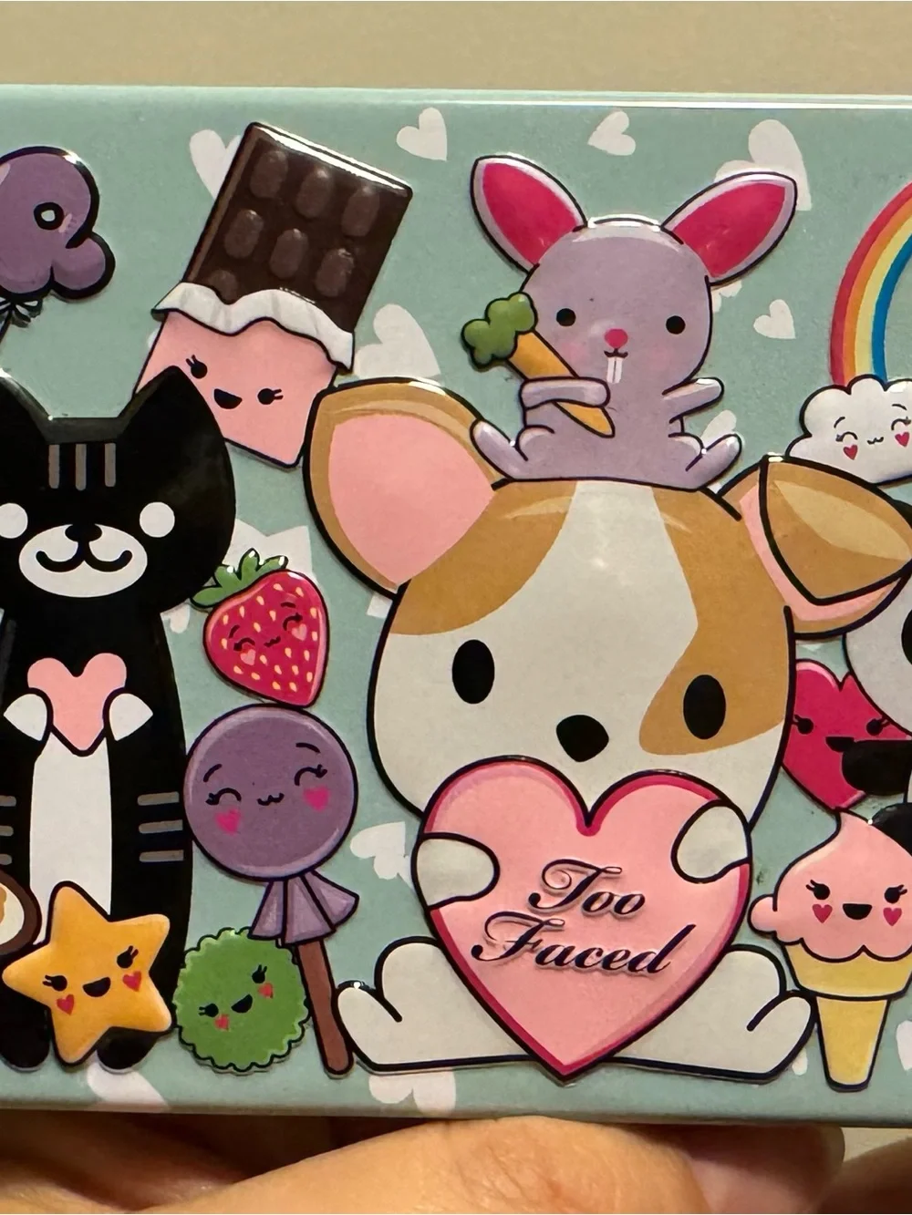 Too Faced Clover Eyeshadow Palette with box